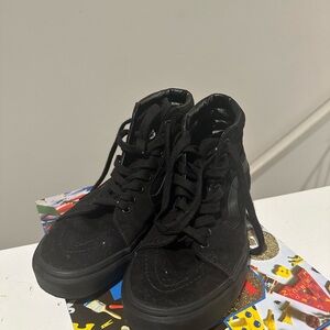 Black High-Top Sneakers